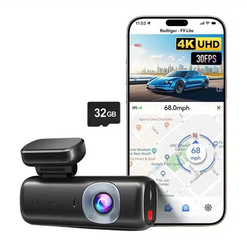 REDTIGER F9 Lite Κάμερα αυτοκινήτου 4K 32GB - Image 3