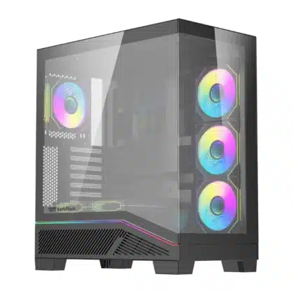 DarkFlash K430 Θήκη Υπολογιστή με 6 Ανεμιστήρες, Μαύρη