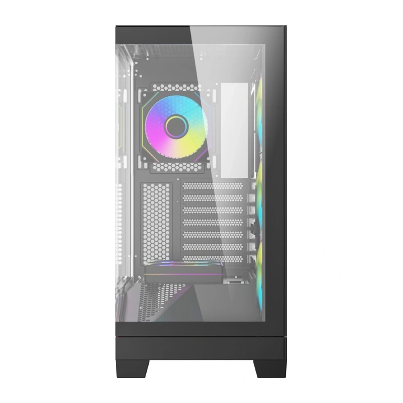 DarkFlash K430 θήκη υπολογιστή + 6 ανεμιστήρες μαύρη - Image 5