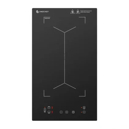 AMZCHEF CE-FS-IRC119B33 Επαγωγική Εστία, Δύο Ζώνες, 3.300 W