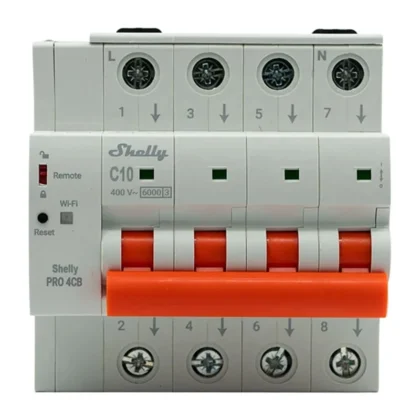 SHELLY Pro 4CB C10 διακόπτης κυκλώματος 10 A