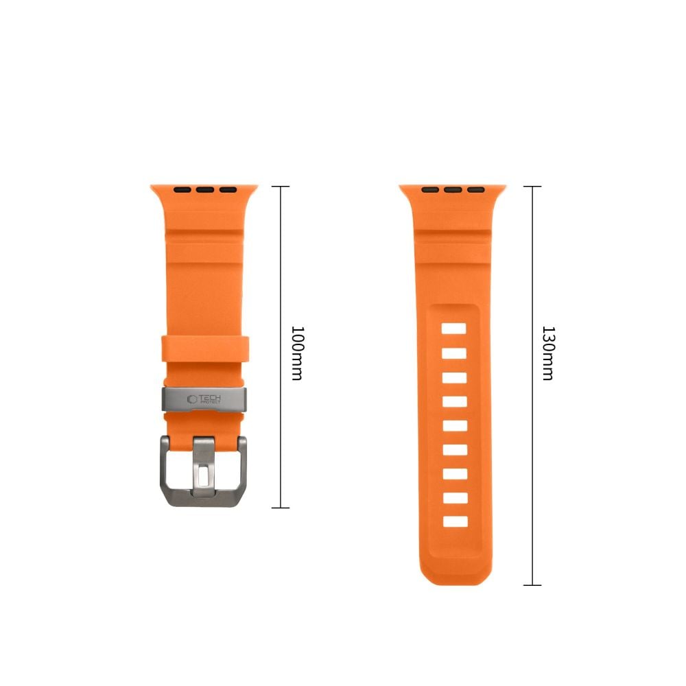 Tech-Protect Motion Apple Watch 8 / 9 / 10 / 11 / 12 / SE / Ultra (44 / 45 / 46 / 49 mm) Signal Orange - Image 3