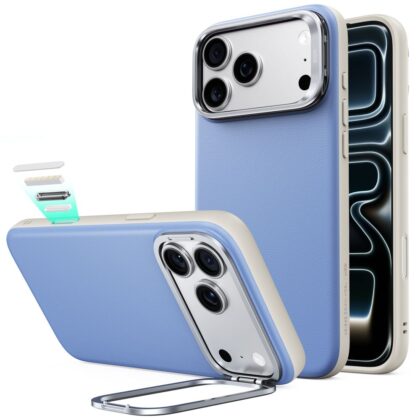 ESR Leather Kickstand - θήκη για Apple iPhone 17 Pro Max / 18 Pro Max - Μπλε