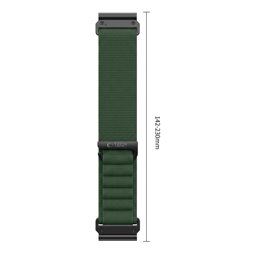 Tech-Protect Nylon Pro Garmin Fenix 5X / 5X Plus / 6X / 6X Pro / 7X / 8 / 8 Pro / 9 / 9 Pro (51 mm) Military Green - Image 3