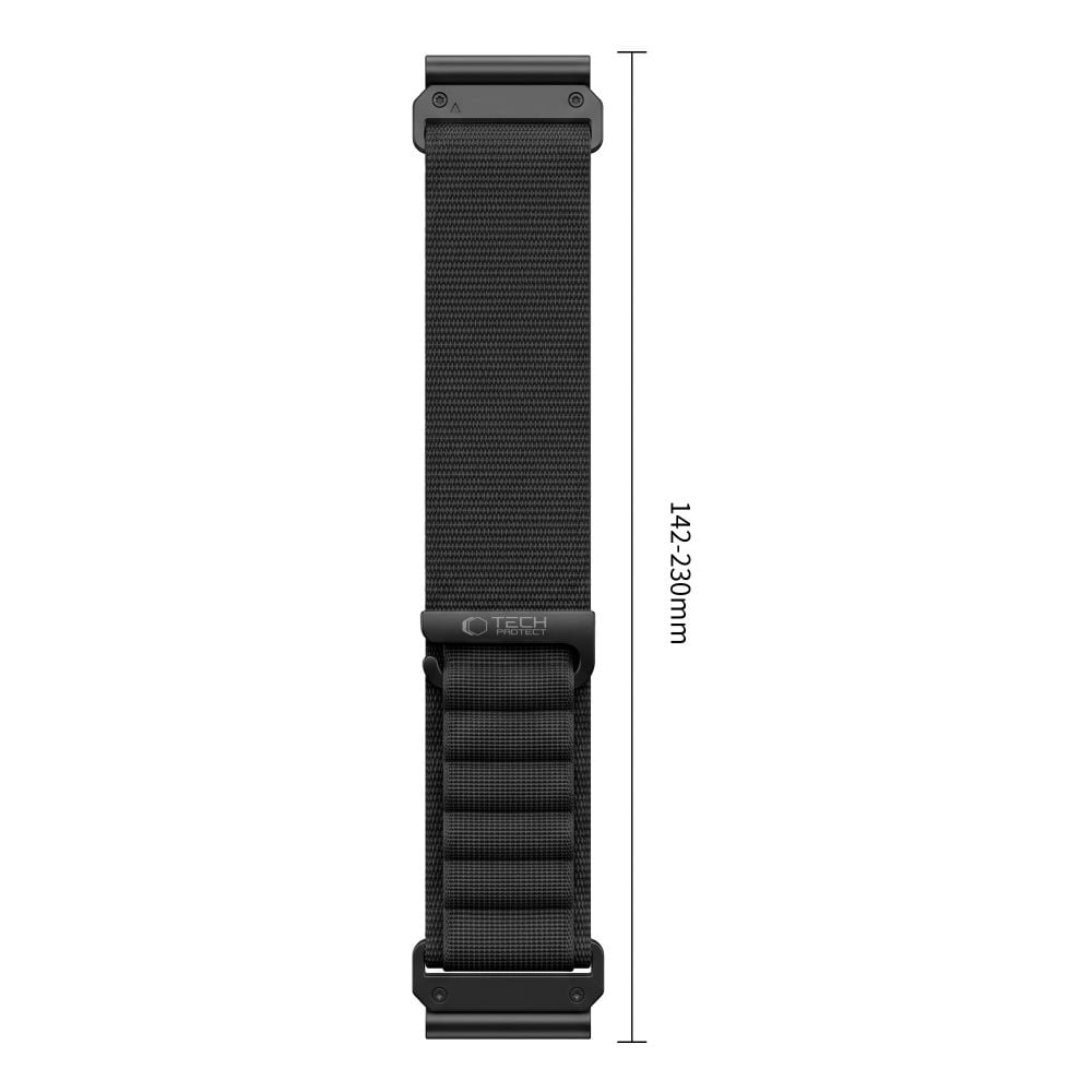 Tech-Protect Nylon Pro Garmin Fenix 5X / 5X Plus / 6X / 6X Pro / 7X / 8 / 8 Pro / 9 / 9 Pro (51 mm) Μαύρο - Image 3