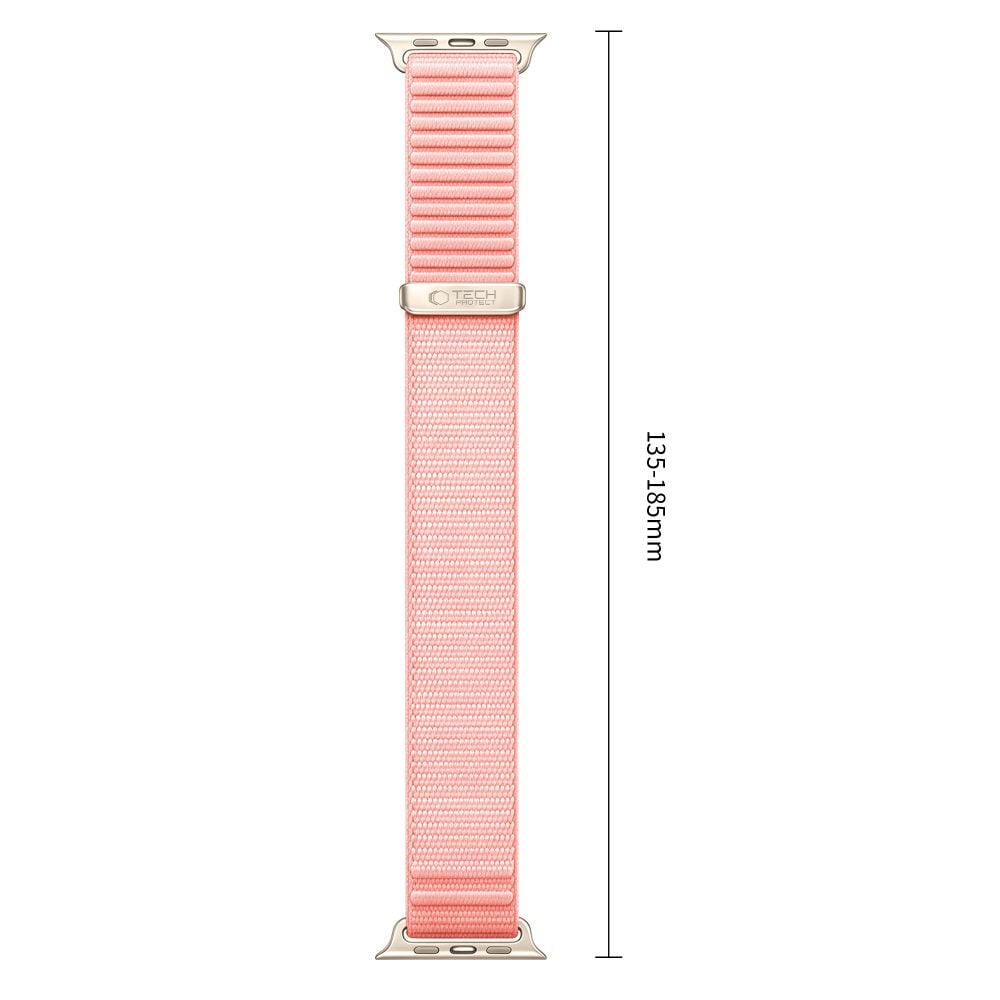 TECH-PROTECT NylonLoop Λουράκι Apple Watch 8 / 9 / 10 / 11 / 12 / SE (40 / 41 / 42 mm), Ροζ Blush - Image 3