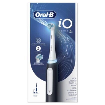 Oral-B iO Series 3 Ηλεκτρική Οδοντόβουρτσα, Ματ Μαύρο, EU