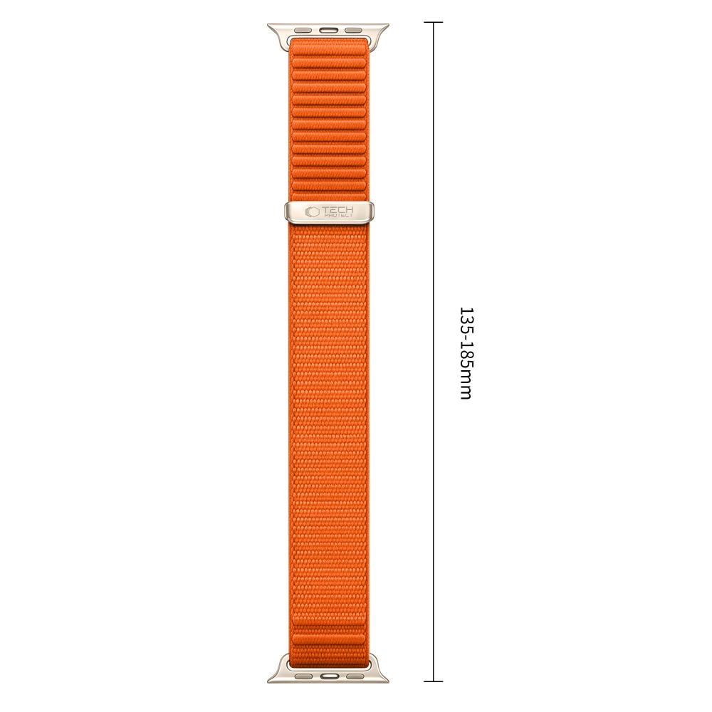 TECH-PROTECT NylonLoop Λουράκι Apple Watch 8/9/10/11/12/SE/Ultra (44/45/46/49 mm), Πορτοκαλί - Image 3