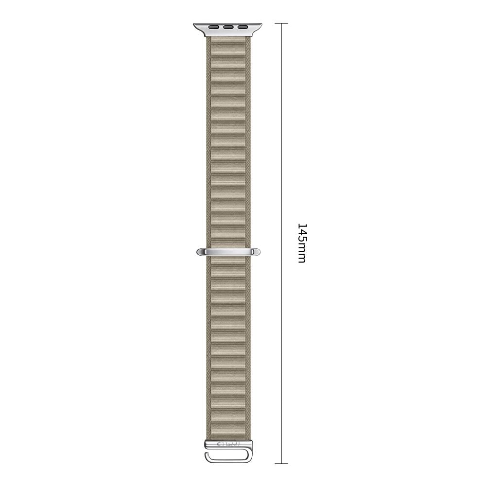 TECH-PROTECT Nylon Pro Ιμάντας Apple Watch 8/9/10/11/12/SE/Ultra (44/45/46/49 mm), Τιτάνιο/Ελιά - Image 3