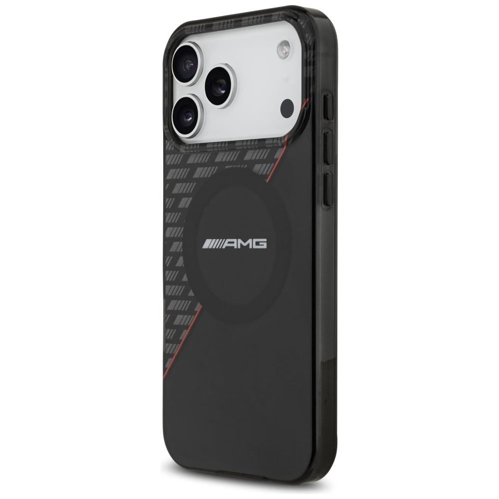 AMG IML Double Layer Rhombs MagSafe θήκη για iPhone 18 Pro Max / 17 Pro Max – Μαύρο/Κόκκινο - Image 2