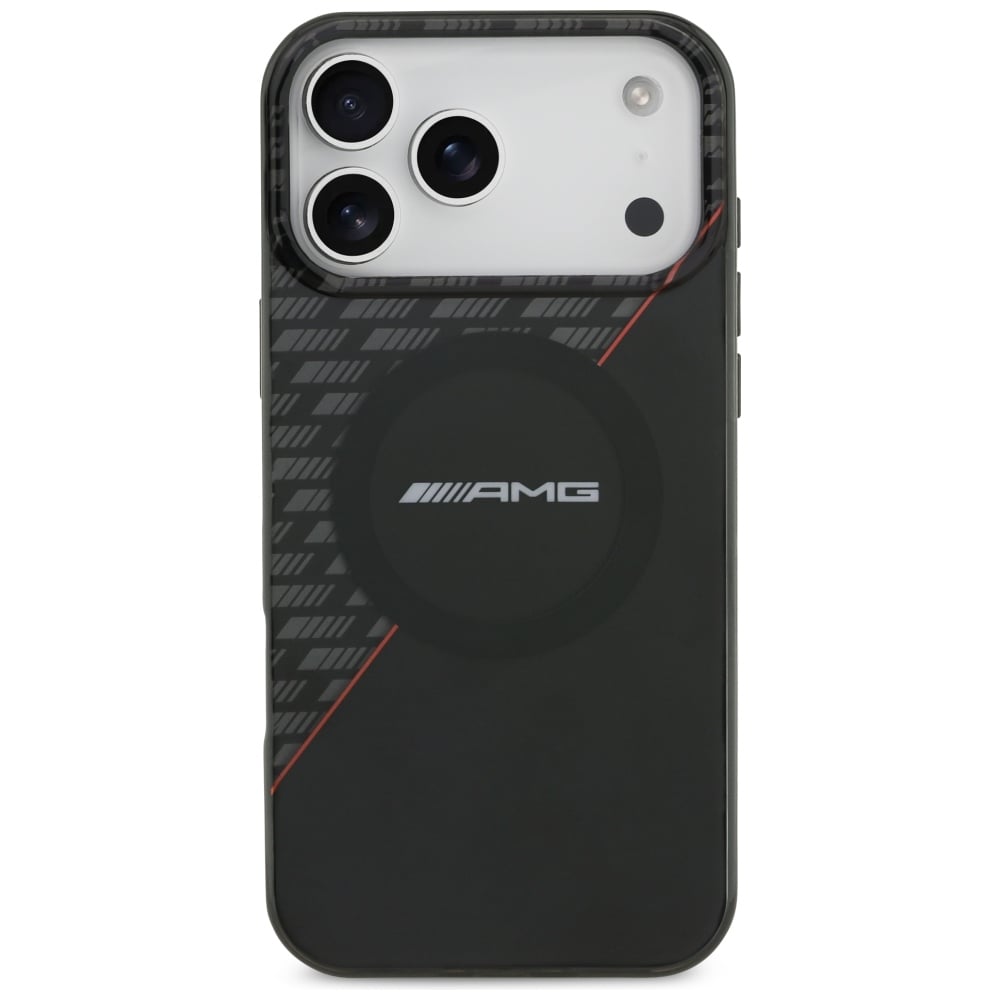 AMG IML Double Layer Rhombs MagSafe θήκη για iPhone 18 Pro Max / 17 Pro Max – Μαύρο/Κόκκινο - Image 3