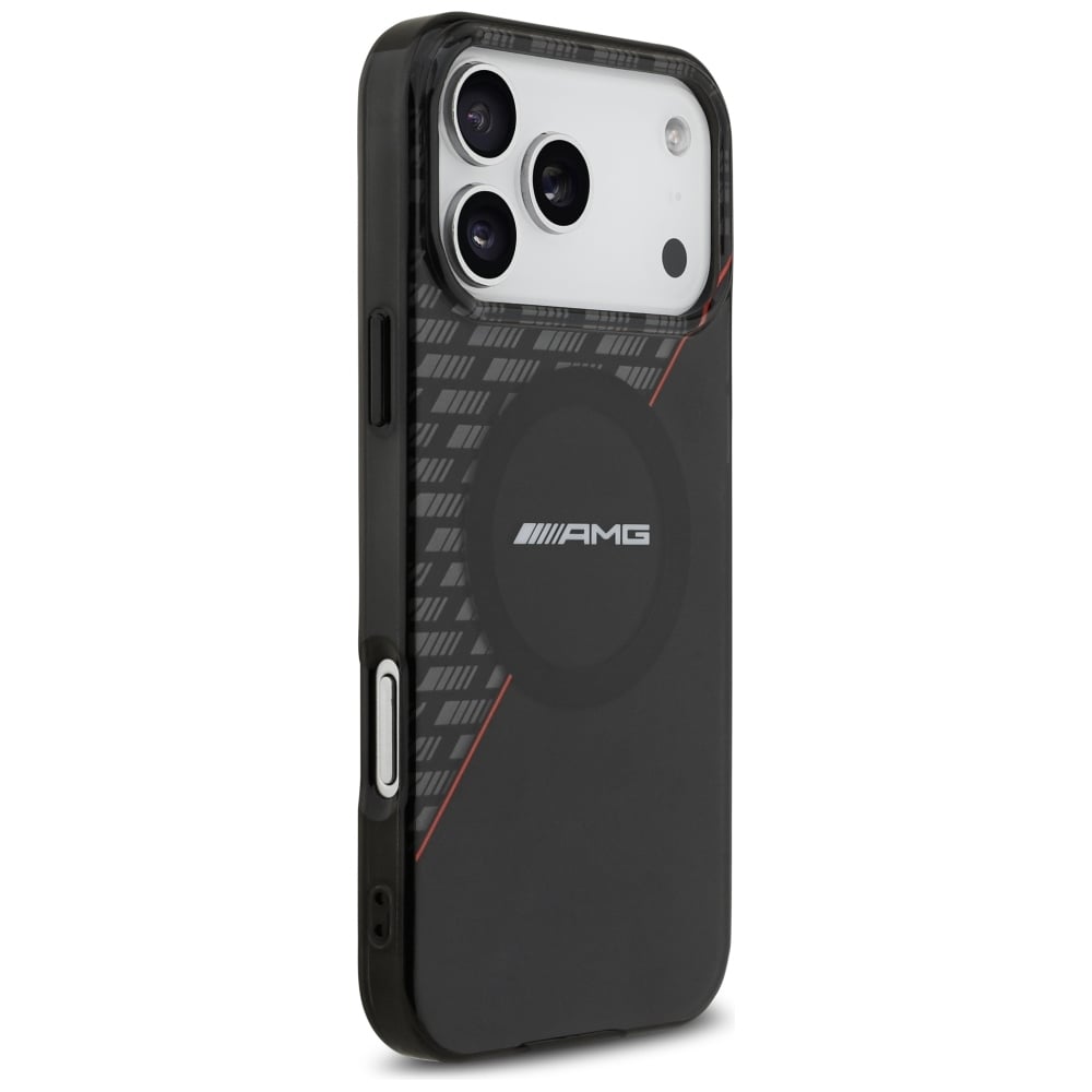 AMG IML Double Layer Rhombs MagSafe θήκη για iPhone 18 Pro Max / 17 Pro Max – Μαύρο/Κόκκινο - Image 4