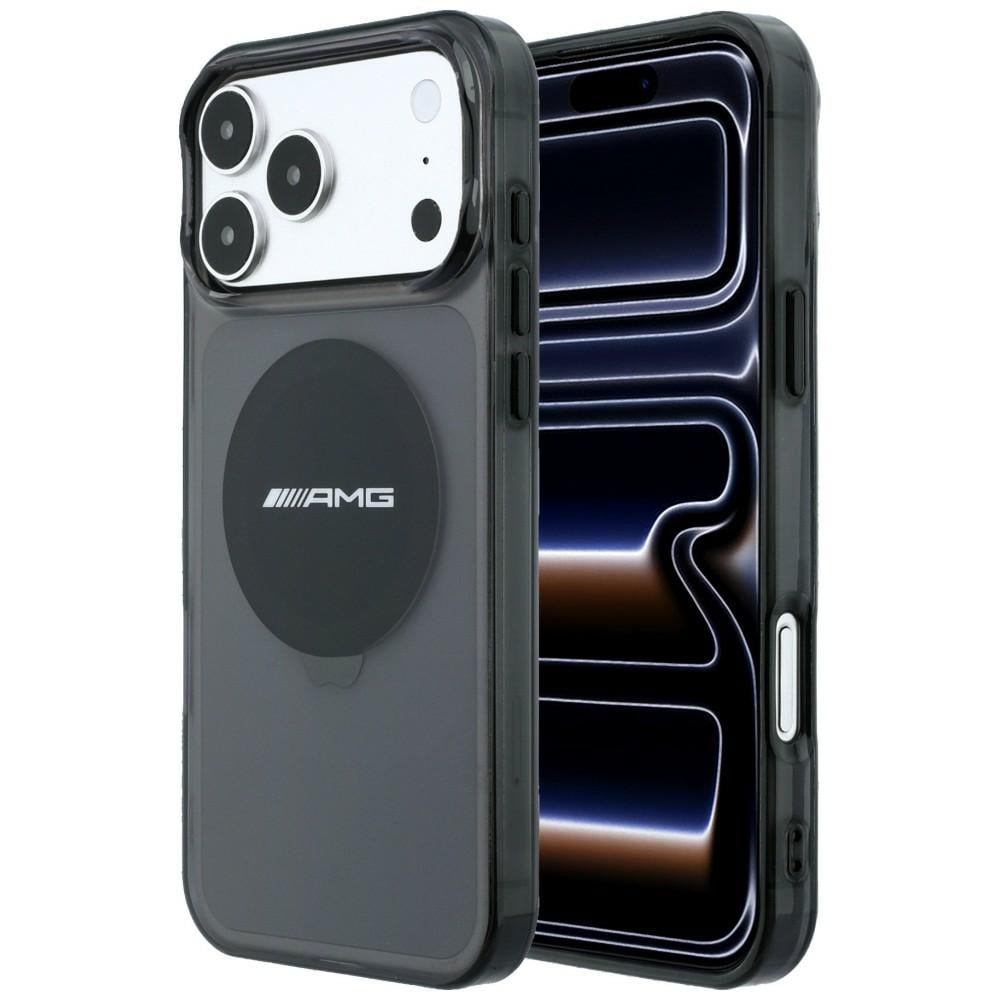 Θήκη AMG IML Transparent Bicolor Block MagSafe για iPhone 18 Pro Max / 17 Pro Max μαύρο