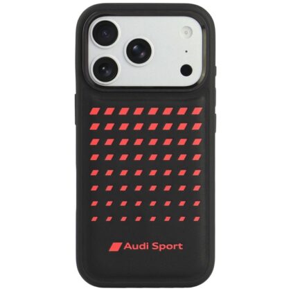 Audi Sport Synthetic Leather - θήκη για Apple iPhone 18 Pro / 17 Pro - Μαύρο