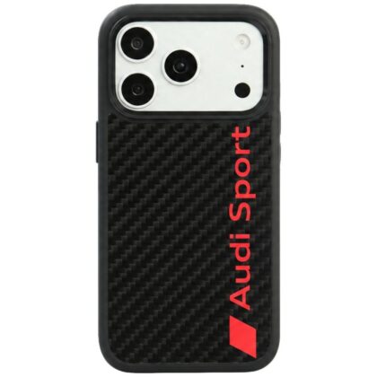 Audi R8 Carbon Fiber - θήκη για Apple iPhone 18 Pro / 17 Pro - Μαύρο
