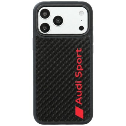 Audi R8 Carbon Fiber - θήκη για Apple iPhone 18 Pro Max / 17 Pro Max - Μαύρο