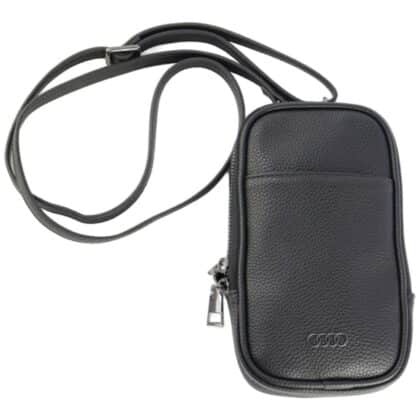 Τσάντα τηλεφώνου Audi A6 Synthetic Leather D2 μαύρη