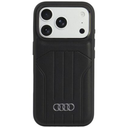 Audi Synthetic Leather - θήκη για Apple iPhone 18 Pro / 17 Pro - Μαύρο