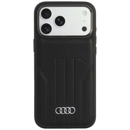 Audi Synthetic Leather - θήκη για Apple iPhone 18 Pro Max / 17 Pro Max - Μαύρο