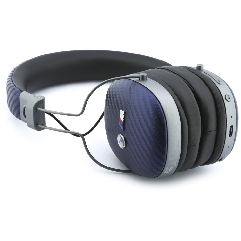 Ακουστικά BMW Carbon Metal Parts and Logos Bluetooth ENC μπλε ναυτικό - Image 3