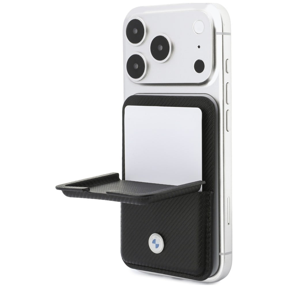 BMW Carbon Metal Logos MagSafe πορτοφόλι μαύρο - Image 2