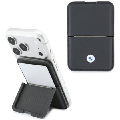 BMW Carbon Metal Logos Πορτοφόλι MagSafe, Ανθρακί