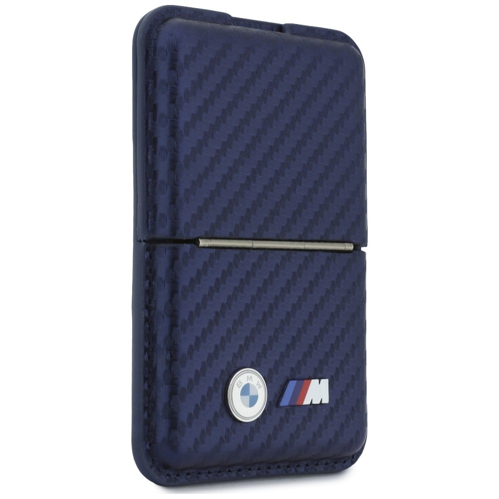 Πορτοφόλι BMW M Carbon Metal Logos MagSafe μπλε ναυτικό - Image 4