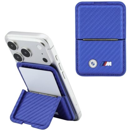 BMW M Carbon Metal Logos MagSafe Πορτοφόλι, Μπλε