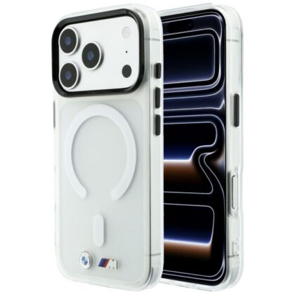 BMW M IML Frosted Metal Logo & Trims - θήκη για Apple iPhone 18 Pro Max / 17 Pro Max - Διάφανο