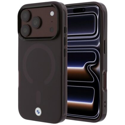 BMW Sign Frosted IML & Metal Logo - θήκη για Apple iPhone 18 Pro Max / 17 Pro Max - Κόκκινο