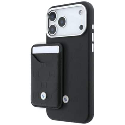 BMW Quilted Pattern Metal Logo - θήκη για Apple iPhone 18 Pro Max / 17 Pro Max - Μαύρο