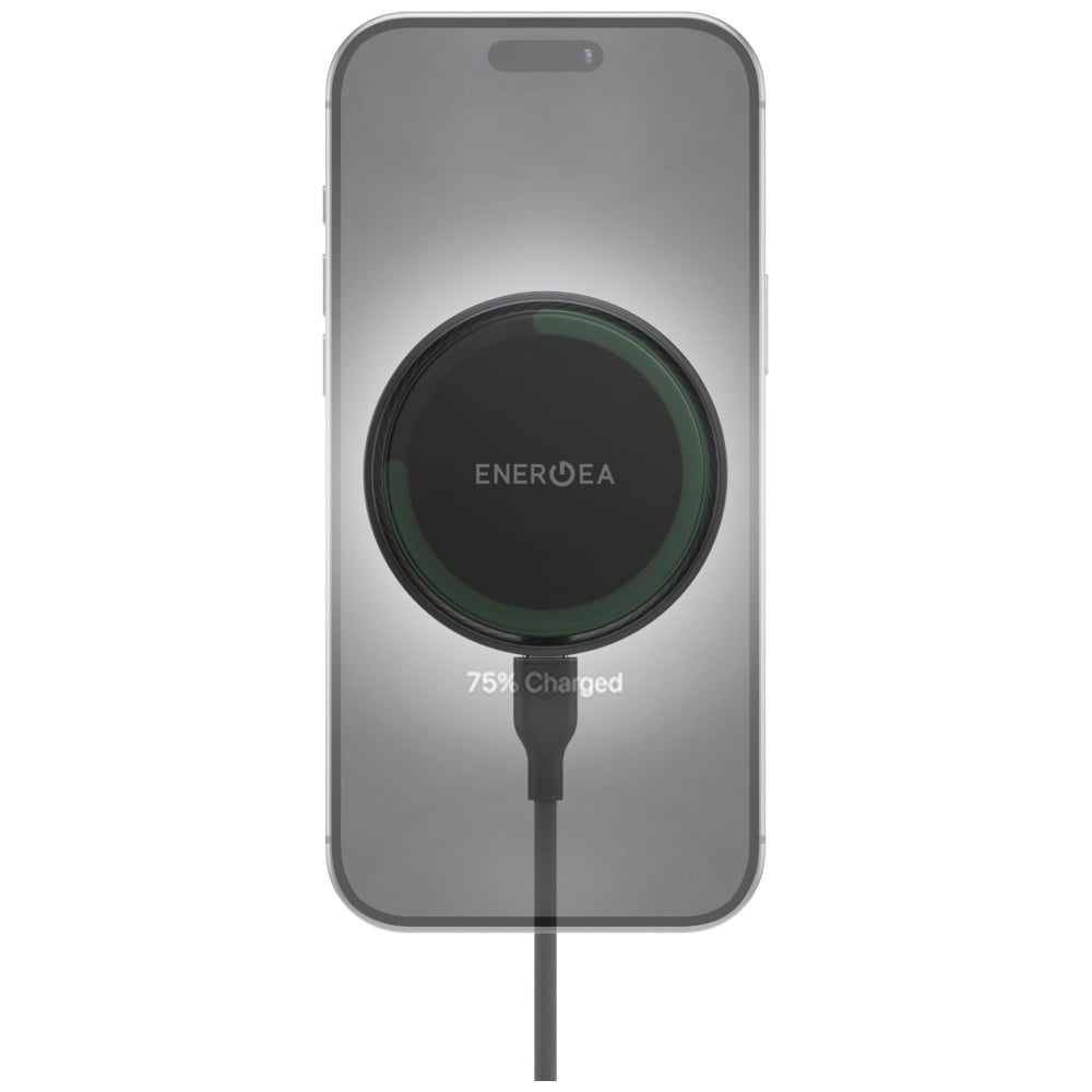 ENERGEA Magarctic Drive 25W Qi2 βάση αυτοκινήτου για γρίλια/ταμπλό/παρμπρίζ με φορτιστή αυτοκινήτου 45W μαύρο - Image 5
