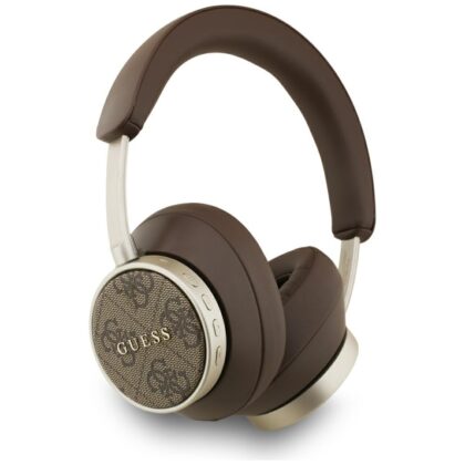Guess 4G Classic Logo Ακουστικά Over-Ear Bluetooth, Καφέ