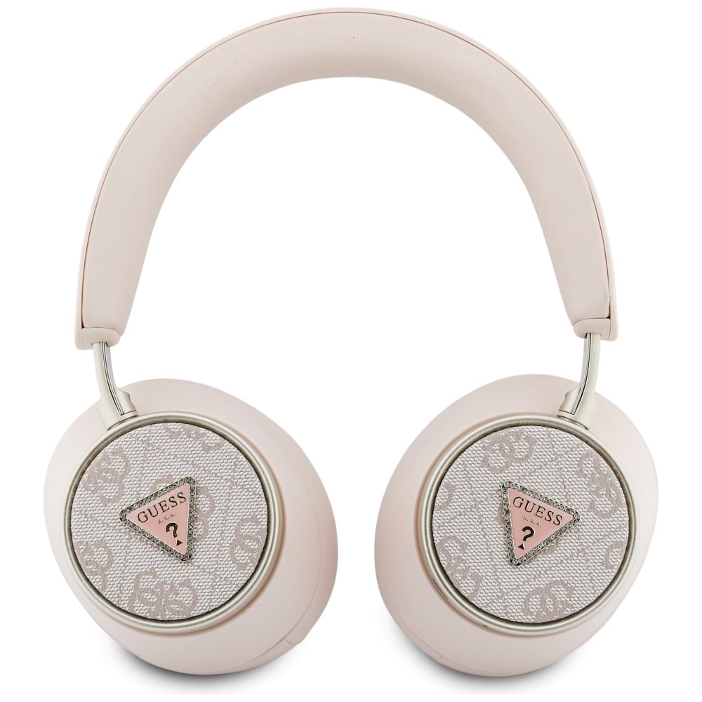 Guess 4G Triangle Logo Bluetooth ENC ακουστικά ροζ - Image 2