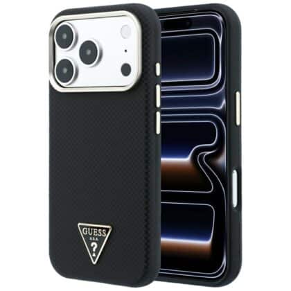 Guess KevlarTriangle Logo - θήκη για Apple iPhone 18 Pro Max / 17 Pro Max - Μαύρο