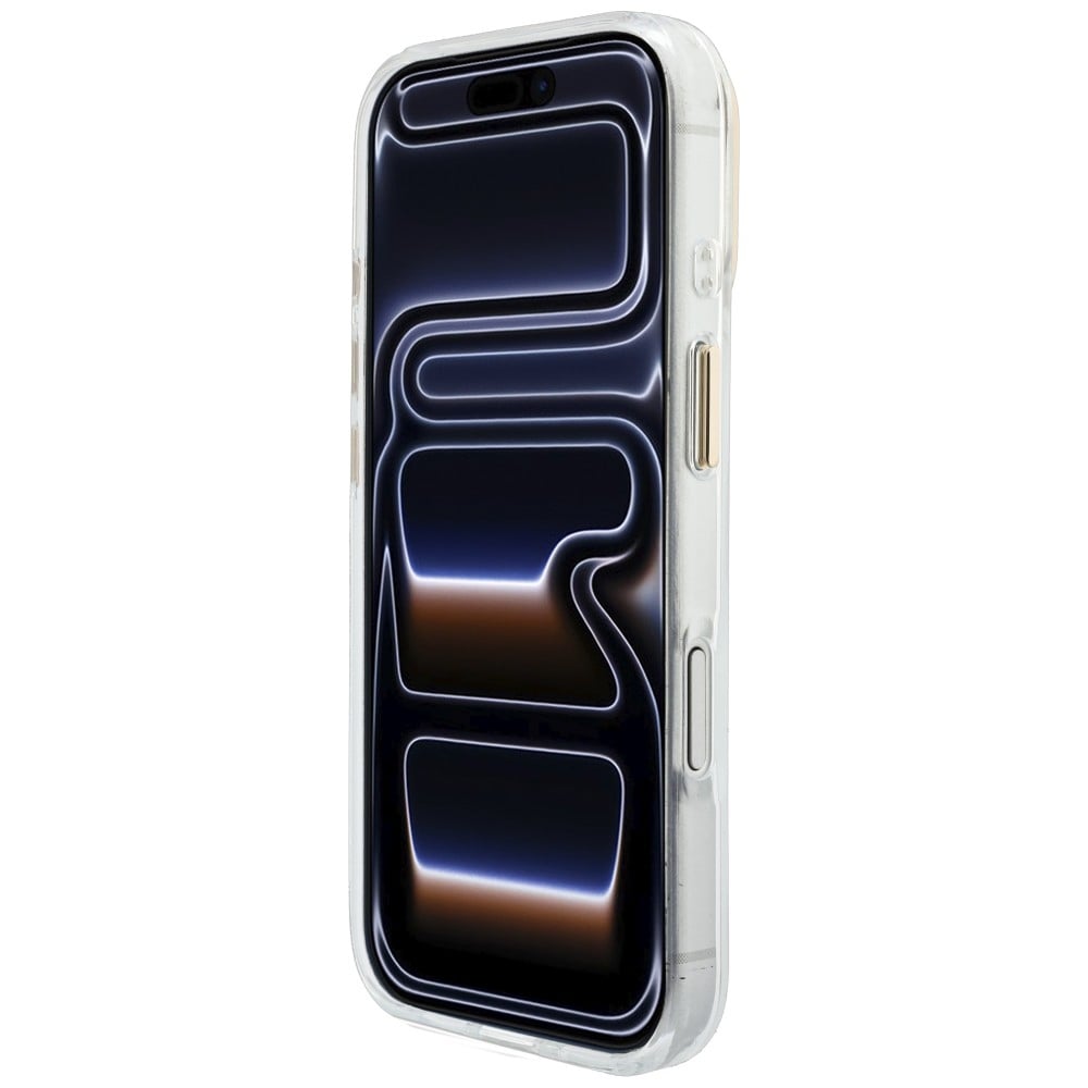 Guess IML 4G Script Metal - θήκη για Apple iPhone 18 Pro / 17 Pro - Λευκό - Image 5