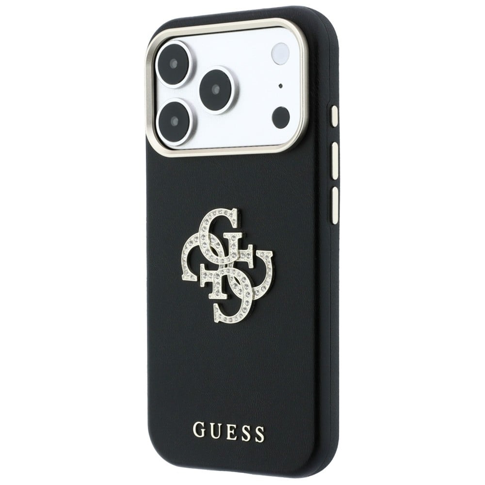 Guess Smooth & Big Strass Logo & Strap - θήκη για Apple iPhone 18 Pro Max / 17 Pro Max - Μαύρο - Image 3