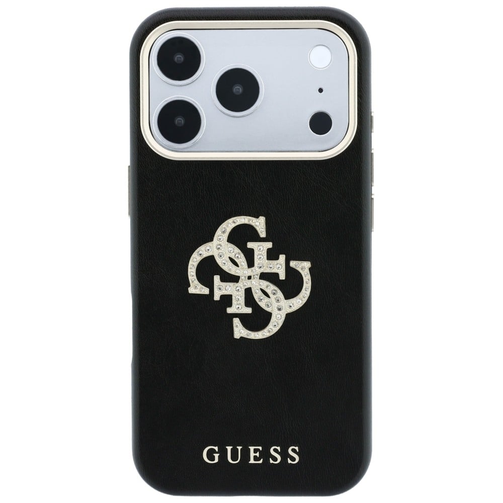 Guess Smooth & Big Strass Logo & Strap - θήκη για Apple iPhone 18 Pro Max / 17 Pro Max - Μαύρο - Image 4