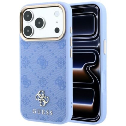 Guess Peony 4G Small Logo - θήκη για Apple iPhone 18 Pro / 17 Pro - Μπλε