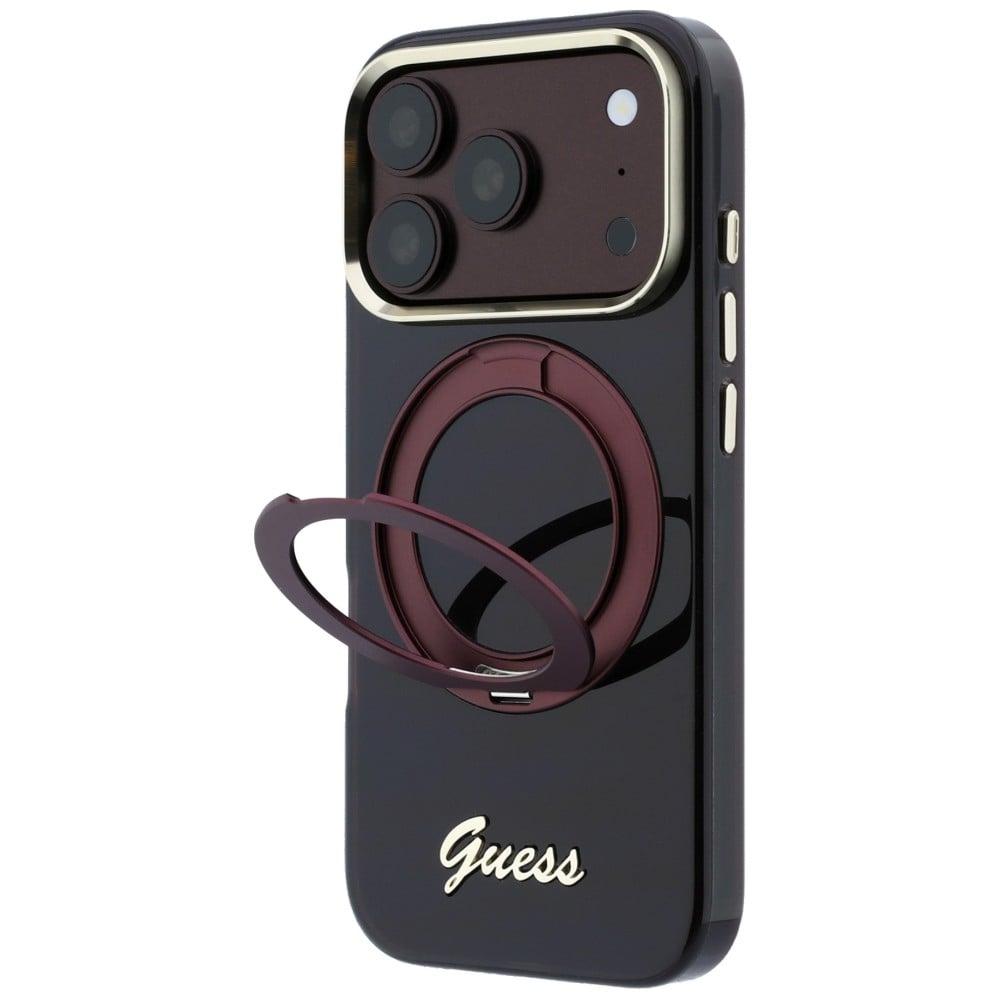 Guess IML Ring Stand - θήκη για Apple iPhone 18 Pro Max / 17 Pro Max - Κόκκινο - Image 2