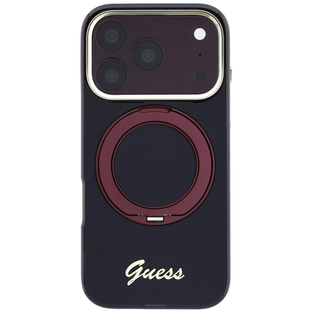 Guess IML Ring Stand - θήκη για Apple iPhone 18 Pro Max / 17 Pro Max - Κόκκινο - Image 3