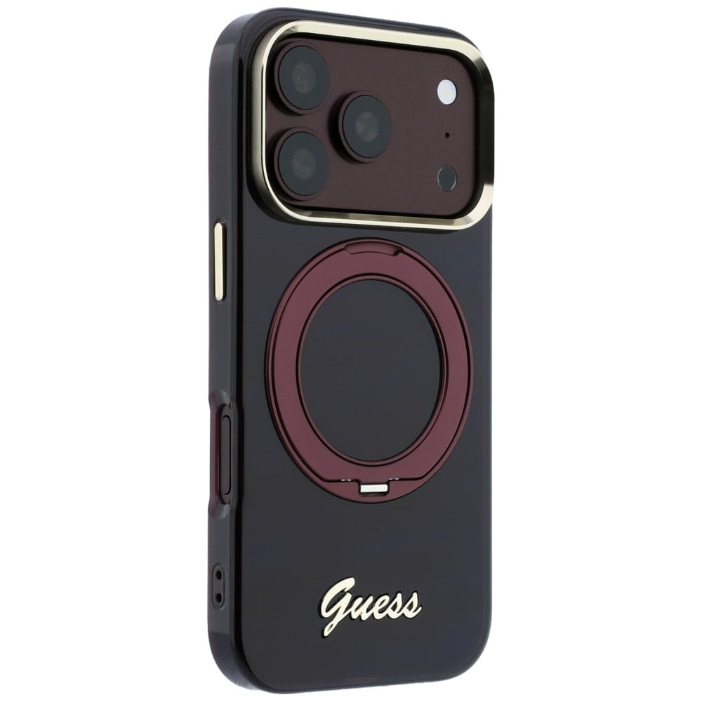 Guess IML Ring Stand - θήκη για Apple iPhone 18 Pro Max / 17 Pro Max - Κόκκινο - Image 4