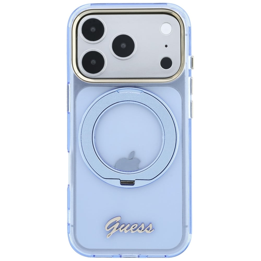 Guess IML Ring Stand - θήκη για Apple iPhone 18 Pro Max / 17 Pro Max - Μπλε - Image 3