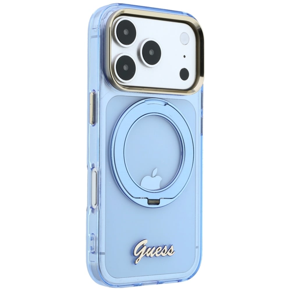 Guess IML Ring Stand - θήκη για Apple iPhone 18 Pro Max / 17 Pro Max - Μπλε - Image 4