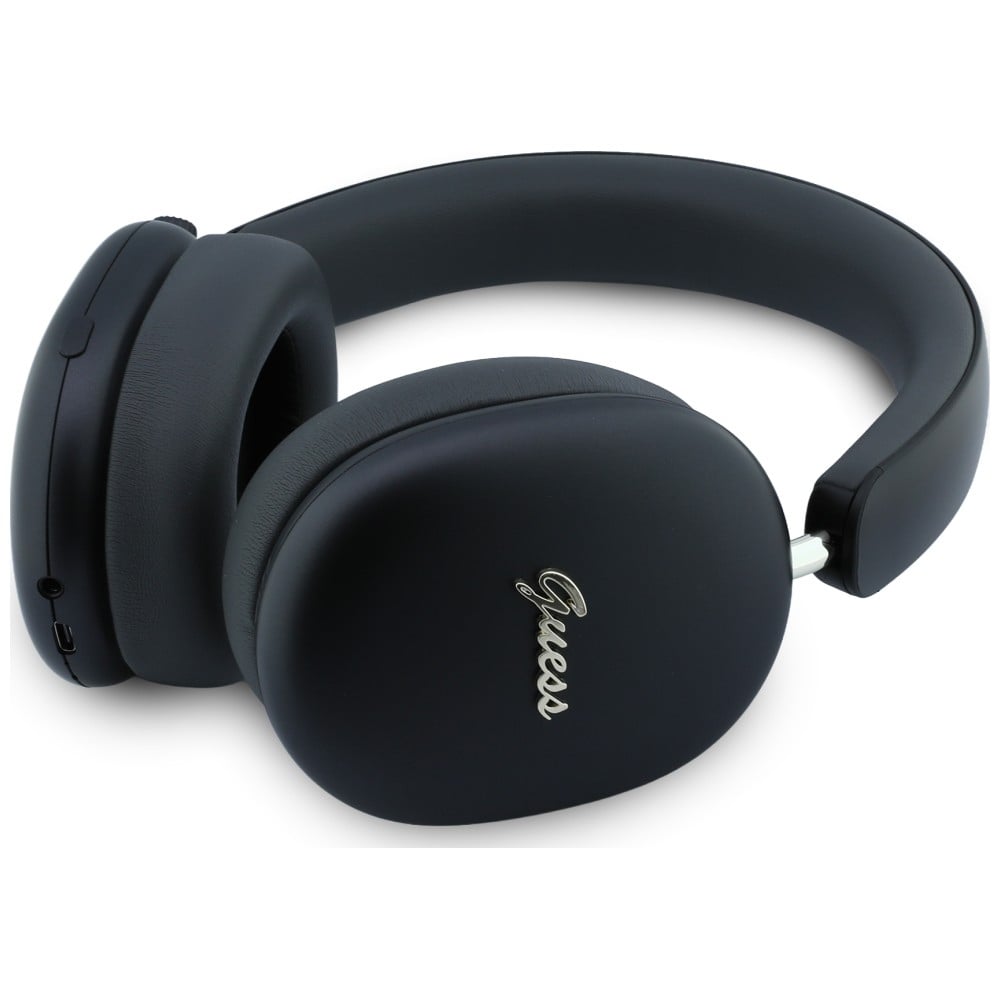 Ακουστικά Guess Bluetooth ENC Metallic Effect Metal Script Logo μαύρο - Image 2