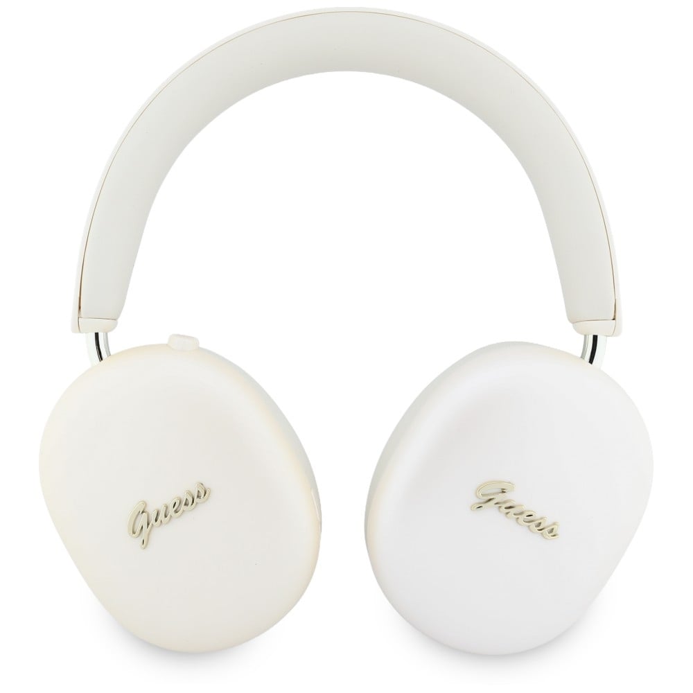 Ακουστικά Guess Metallic Effect Metal Script Logo Bluetooth ENC μπεζ - Image 4