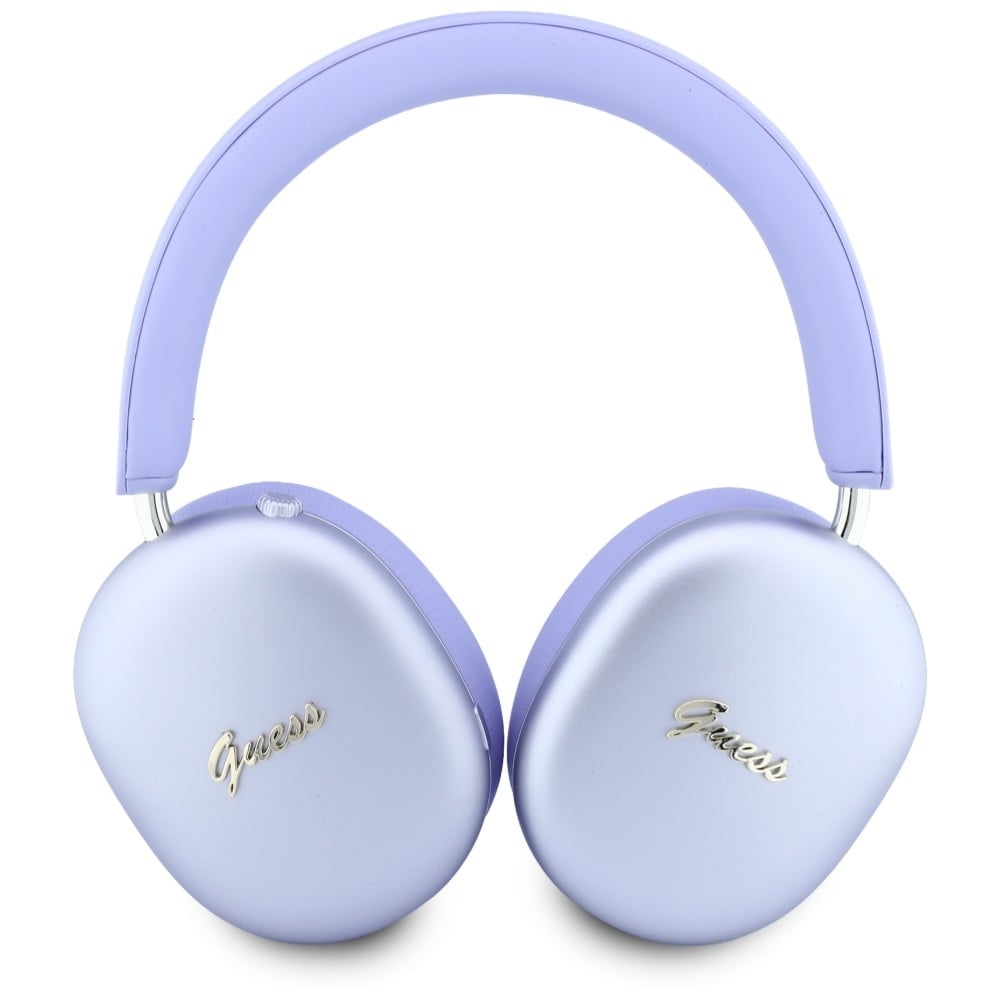 Ακουστικά Guess Bluetooth ENC Metallic Effect Metal Script Logo μωβ - Image 3