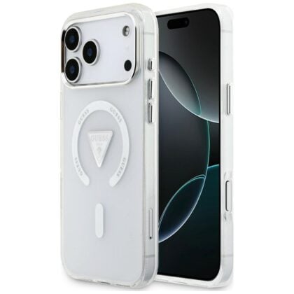 Guess IML Gradient Triangle Logo MagSafe - θήκη για Apple iPhone 18 Pro Max / 17 Pro Max - Διάφανο