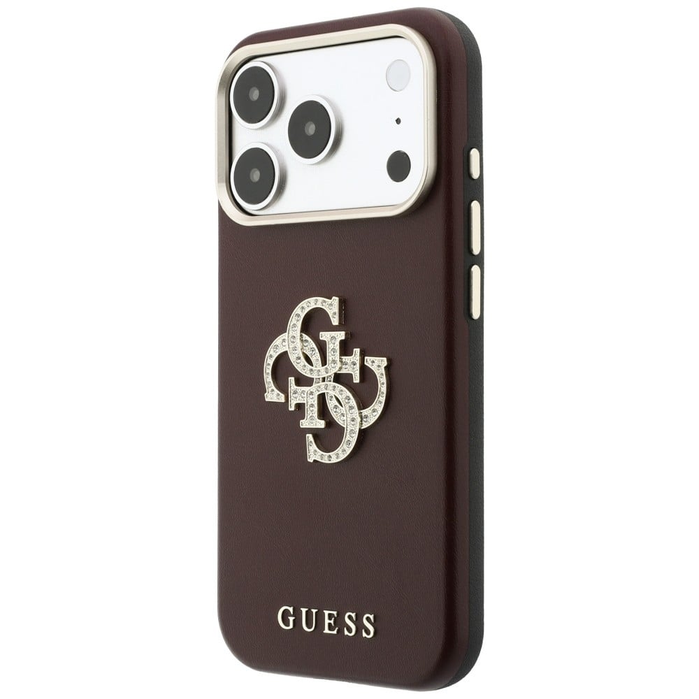 Guess Smooth & Big Strass Logo & Strap - θήκη για Apple iPhone 18 Pro / 17 Pro - Κόκκινο - Image 2