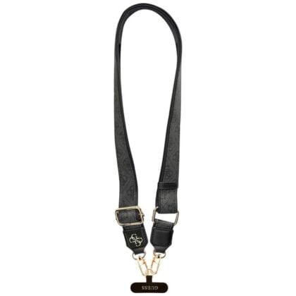 Guess Universal CBDY 4G Tether Patch Metal Logo λουράκι μαύρο